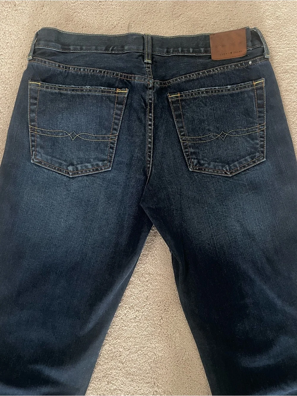 Lucky Brand Men’s 361 Vintage Straight Indigo Wash Jeans